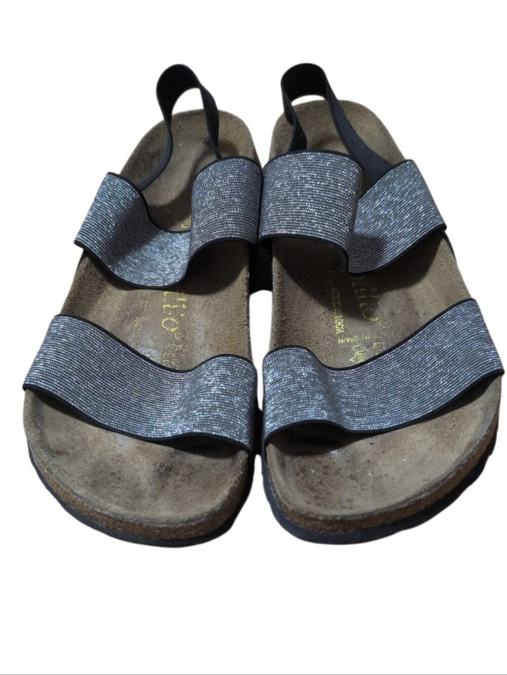 Birkenstock Papillio Caterina Silver Slingback Sandals EU 37 US 6 Comfort